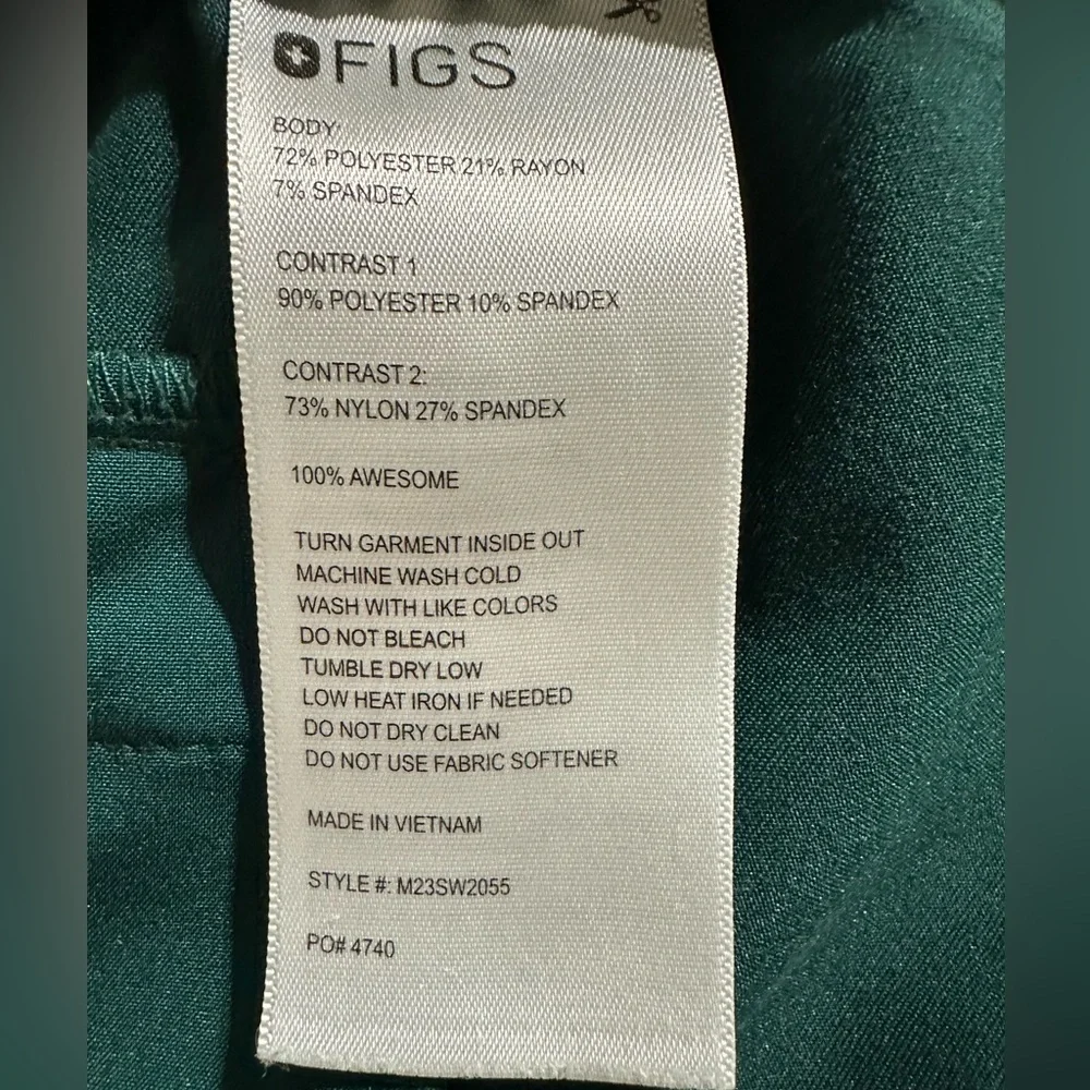 FIGS Cargo Joggers green size XL men’s